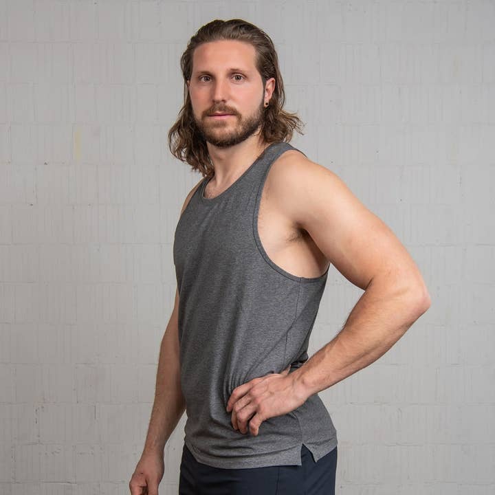 TANK TOP grau für den Großhandel von T2RIFF