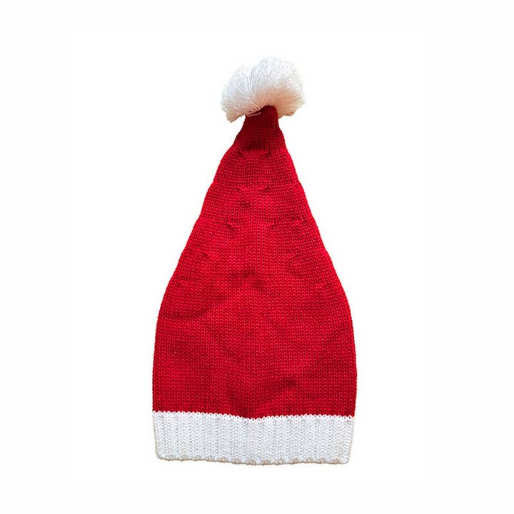 NINEXIS - Wholesale Beanie - Women's - CWAH04352_RED WHITE CHRISTMAS KNIT BEANIE HAT