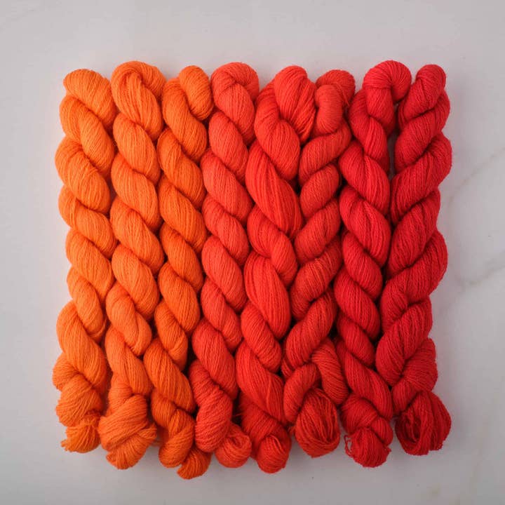 Appletons Wool Yarn - Orange Red 441 - 448 for wholesale by HM Nabavian