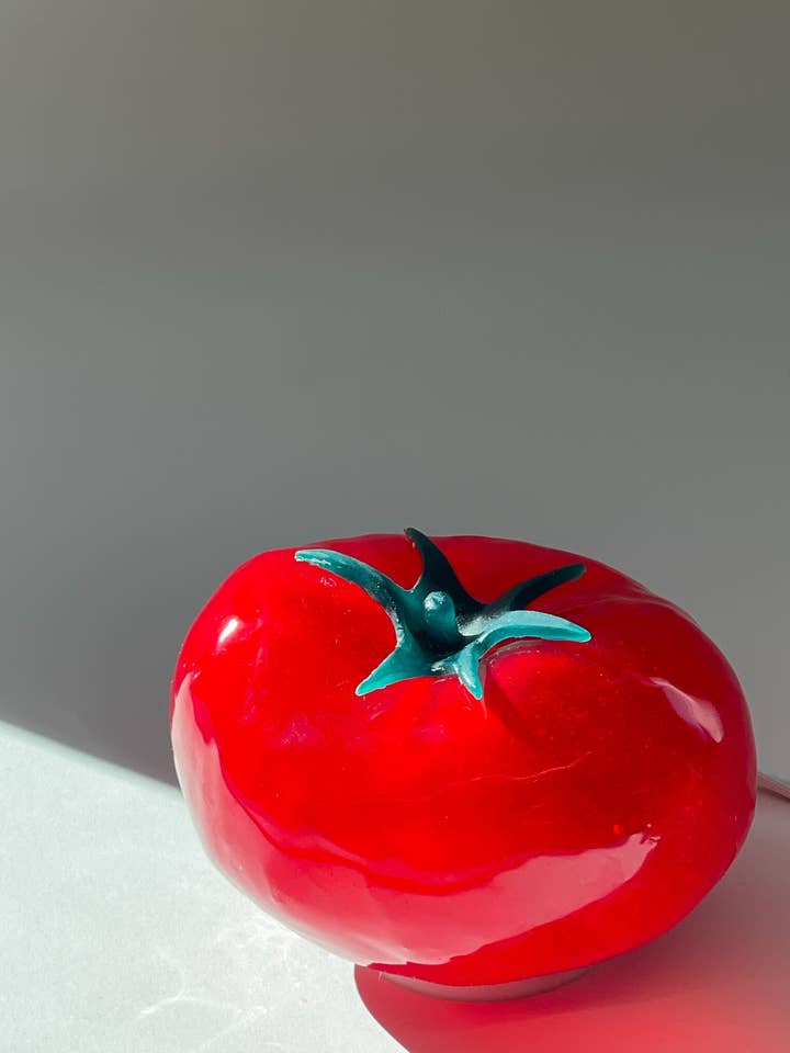The Tomato Lamp for wholesale by Lumpy Studios LLC