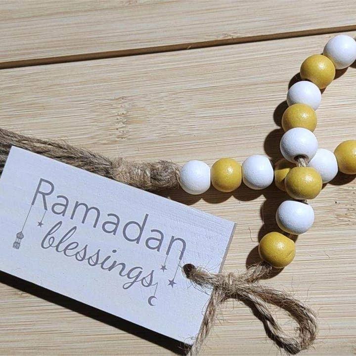 Eid Creations - Wholesale Decorative Tabletop Object - Wood Bead tasbih Ramadan