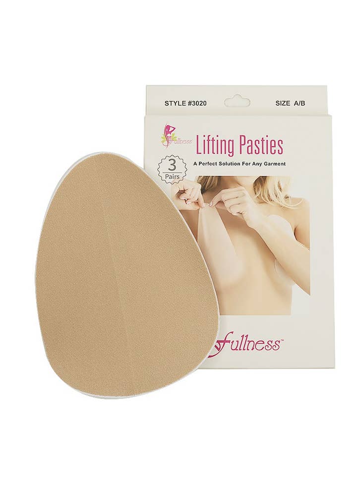 PINEAPPLE Beauty - Wholesale Nipple Pasties - Women's - Fullness 3020AB Adhesive Lifting Pasties Nude - 6
