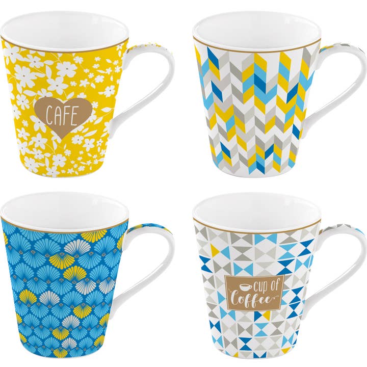 Easy Life – wholesale Kaffekoppar – Set med 4 muggar - R0128#CMCU