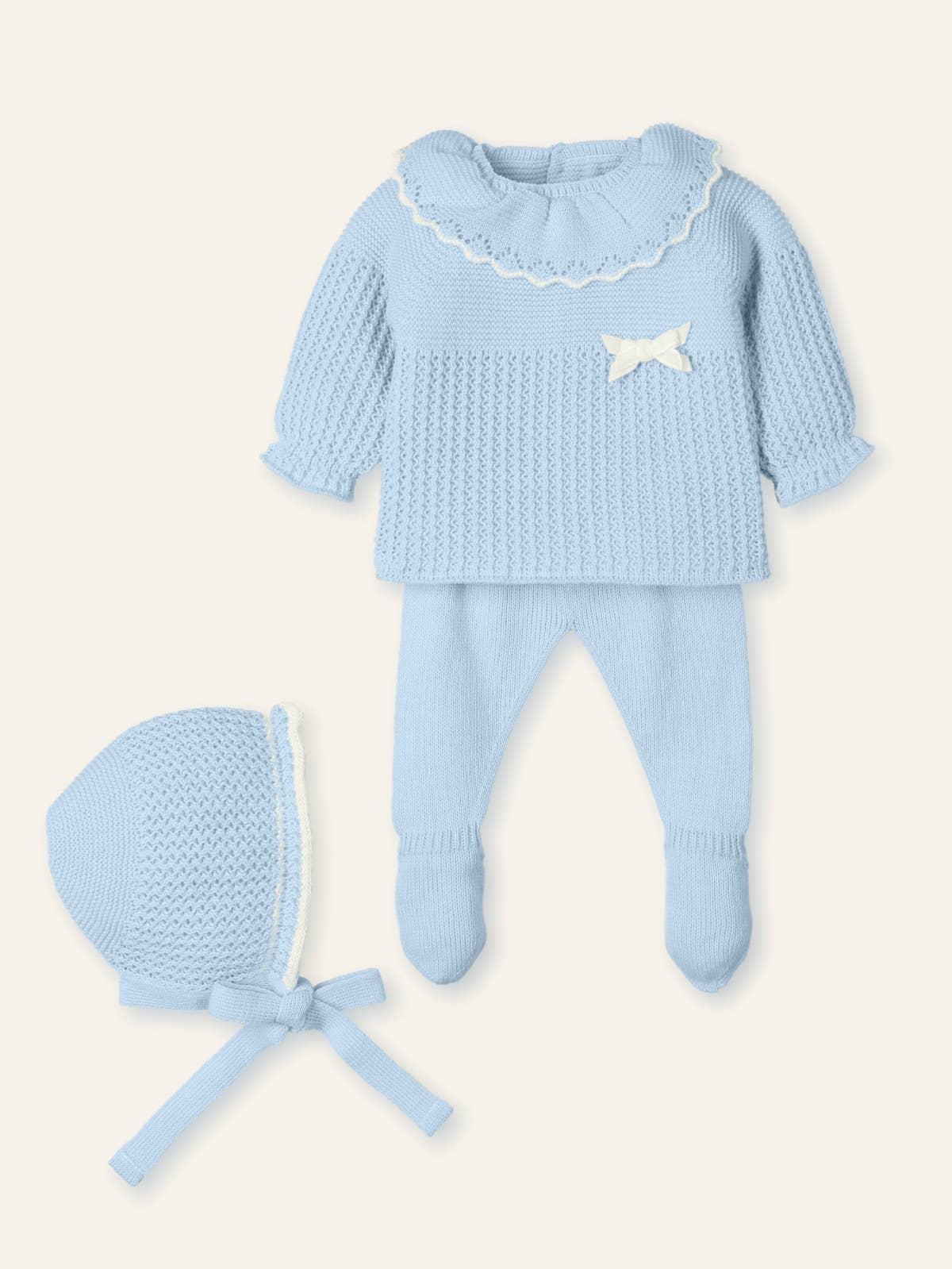 Mac Ilusión – Engroshandel Tøjsæt - Baby – 3-delt jakkesæt med bærestykke og hætte "Støvet Drøm"7