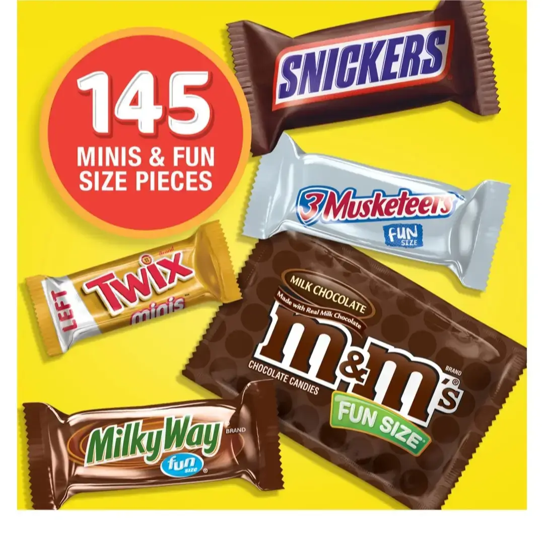 Pistest - Wholesale Chocolate - Mars Milk Chocolate Variety Pack – 145pcs Assorted Candy1