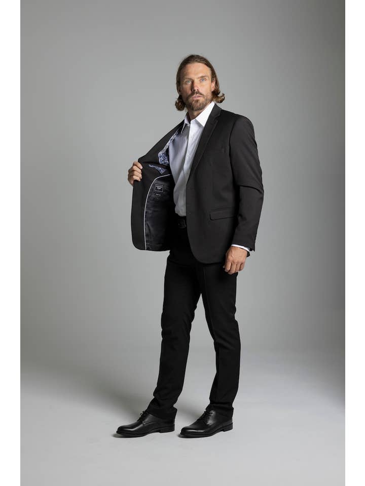 BLKWD APPAREL - Wholesale Suit jacket – Men′s - CILENTO BLACK SLIM SUIT JACKET3