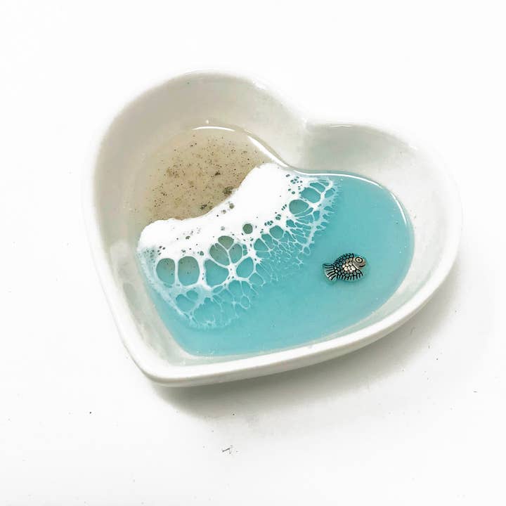 Jade Canyon - Wholesale Jewelry Dish - Star/Fish Ocean Beach Heart Dish