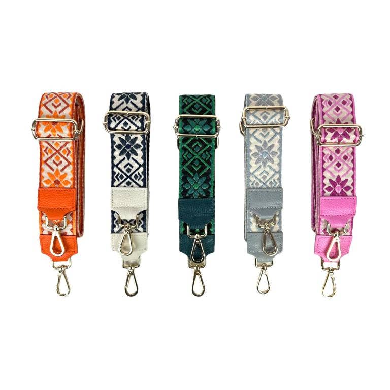 Chenson & Gorett - Wholesale Bag Strap - Women's - Bag Strap with Silver or Gold Clip, per pack2