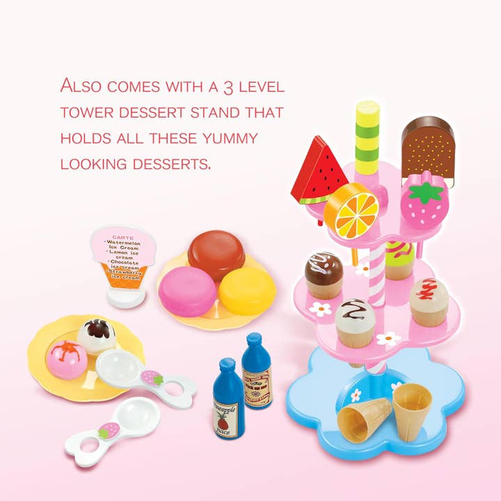 AZ Trading & Import (Toys, RC Toys & More) - Wholesale Toy Set - Kids - Sweet Treats Ice Cream Desserts Tower4
