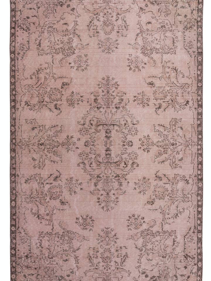 5,6x9 Ft Moderner Teppich in Pink. Handgefertigter Türkischer Teppich für den Großhandel von Rug Specialist LLC.