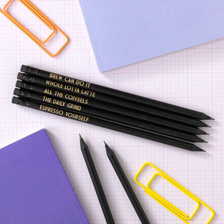 BETTIE CONFETTI - Venta al por mayor Lápices - Regalo de Yoga | Lápices impresos de Yoga | Regalo para Profesor