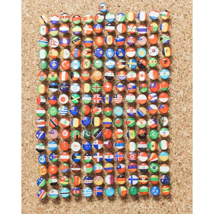 Drapeaux Poussoirs Pour La Carte pour la vente par EnjoyTheWood