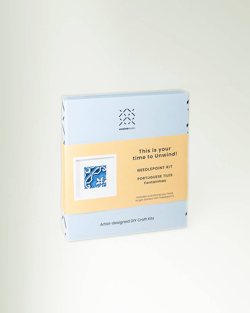 Unwind Studio – Großhandel Bastelset – Portugiesische Fliesen Stickset: Costa Cabral6