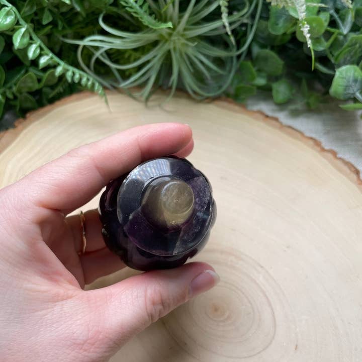 Copper Ashes - Wholesale Spiritual Stone/Crystal - Fluorite Jack-O-Lantern (chipped)3