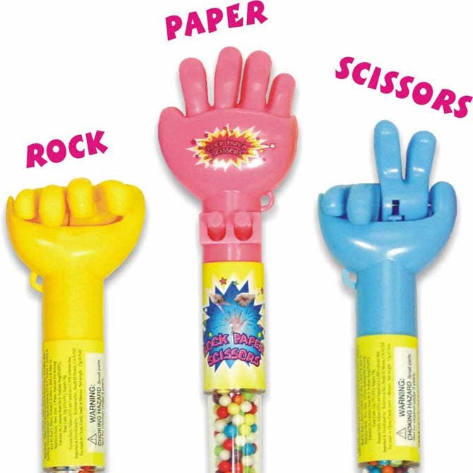 Sugar Bear Candy - Wholesale Hard Candy - Rock Paper Scissors Hand Game 12 ct.1