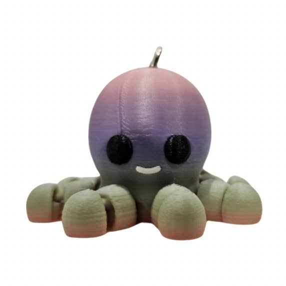 Llavero de pulpo para venta al por mayor de Dans Fidget Foundry