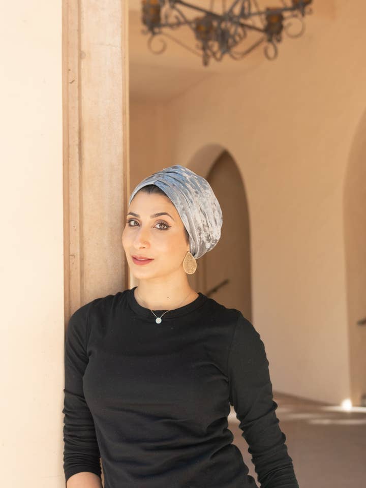 Velvet Luxe Hoodie - Liquid Silver for wholesale by Aparellel