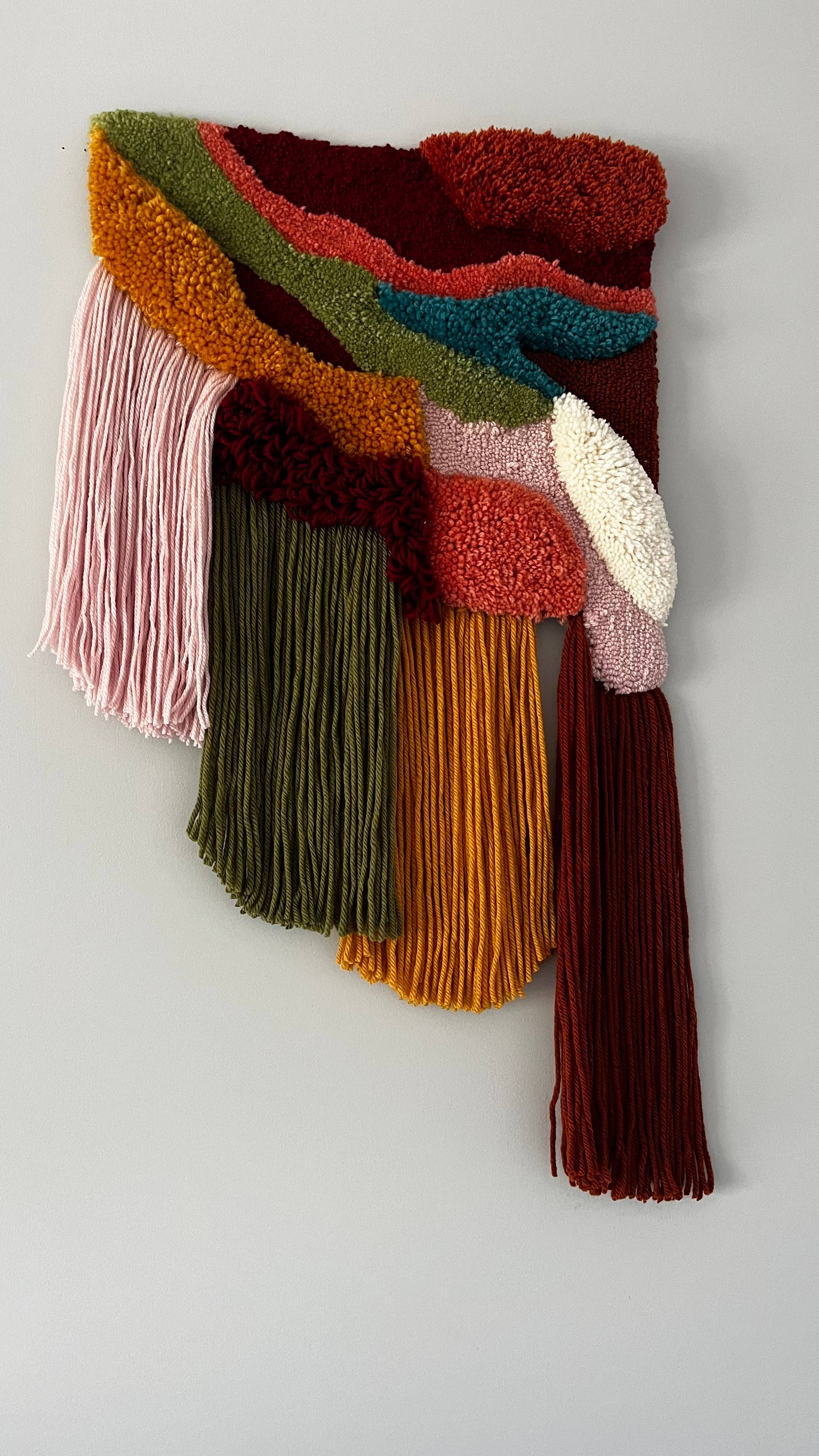 Josi Saboia fiber artist - Wholesale Dimensionele/3D-muurkunst - Desert Dune getuft wandtapijt4