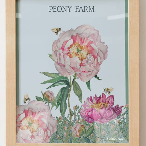 Goose and Willow - Wholesale Poster - Poster - Peony Farm0