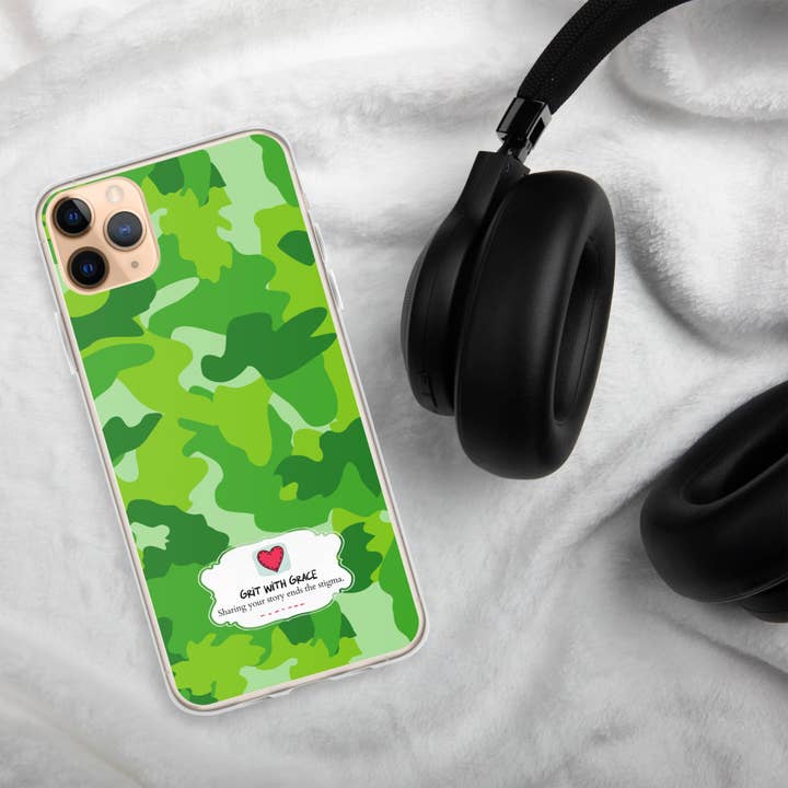 Leger Enthousiast Camouflage iPhone Hoesje voor wholesale door Grit with Grace, LLC