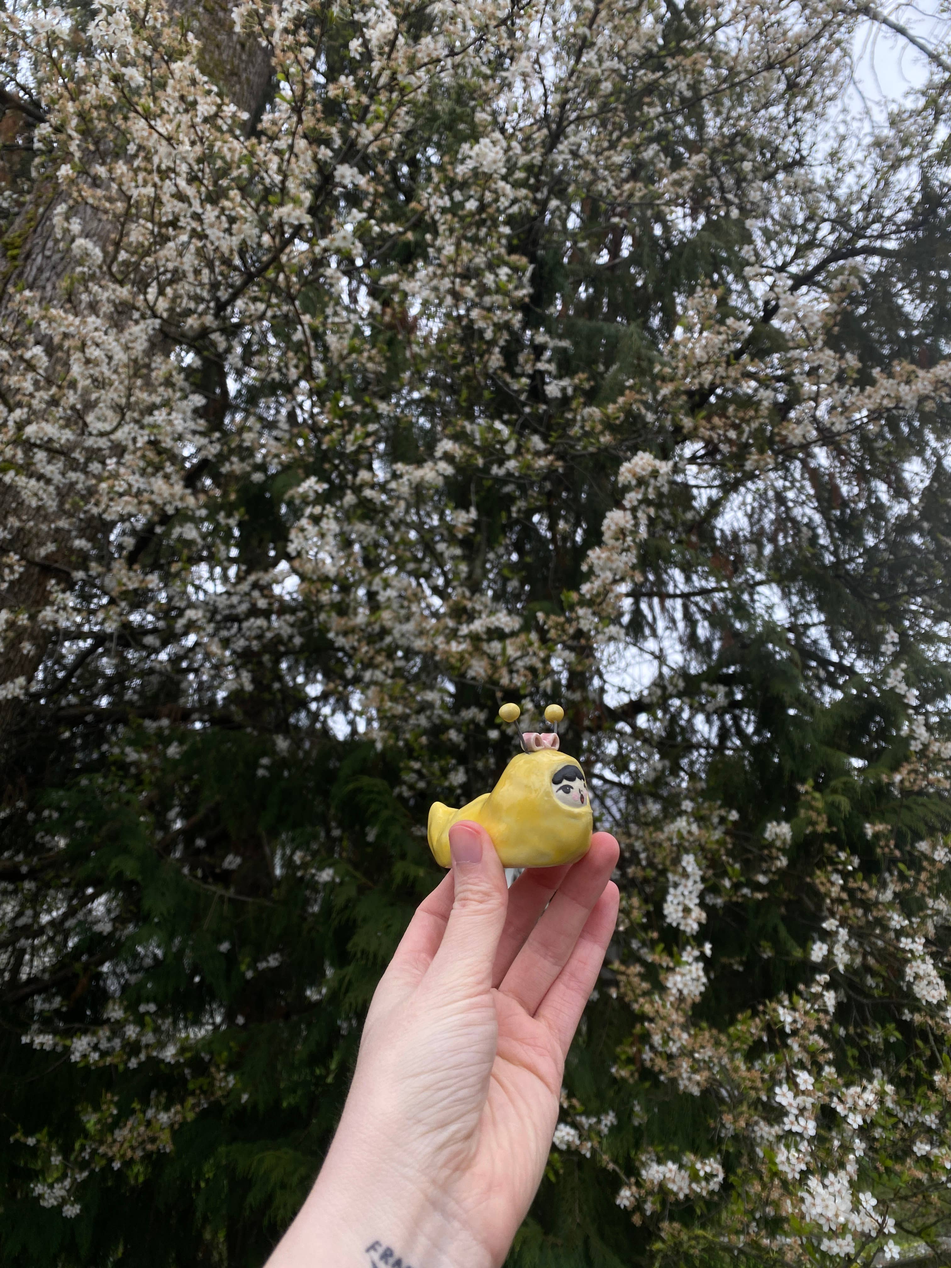 Munbeibi - Vente Figurine décorative - Sally la Limace en Céramique Munbeibi2