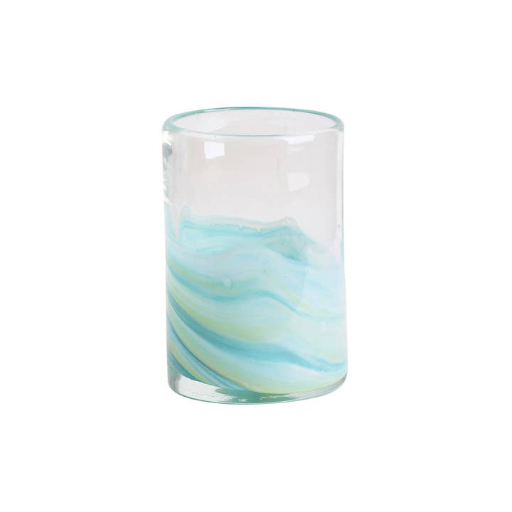 Beachcombers - Wholesale Vase - Ocean Wave 7" Glass Vase