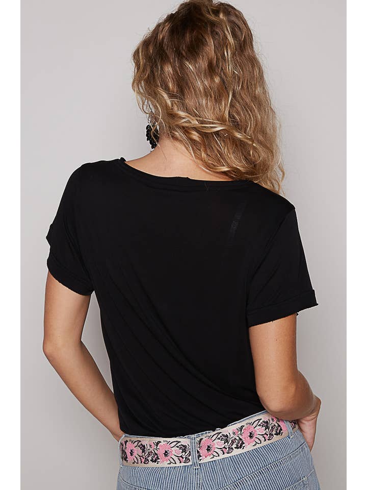 Pol Clothing - Wholesale Knit Top - Women's - Basic V-neck Knit Top
