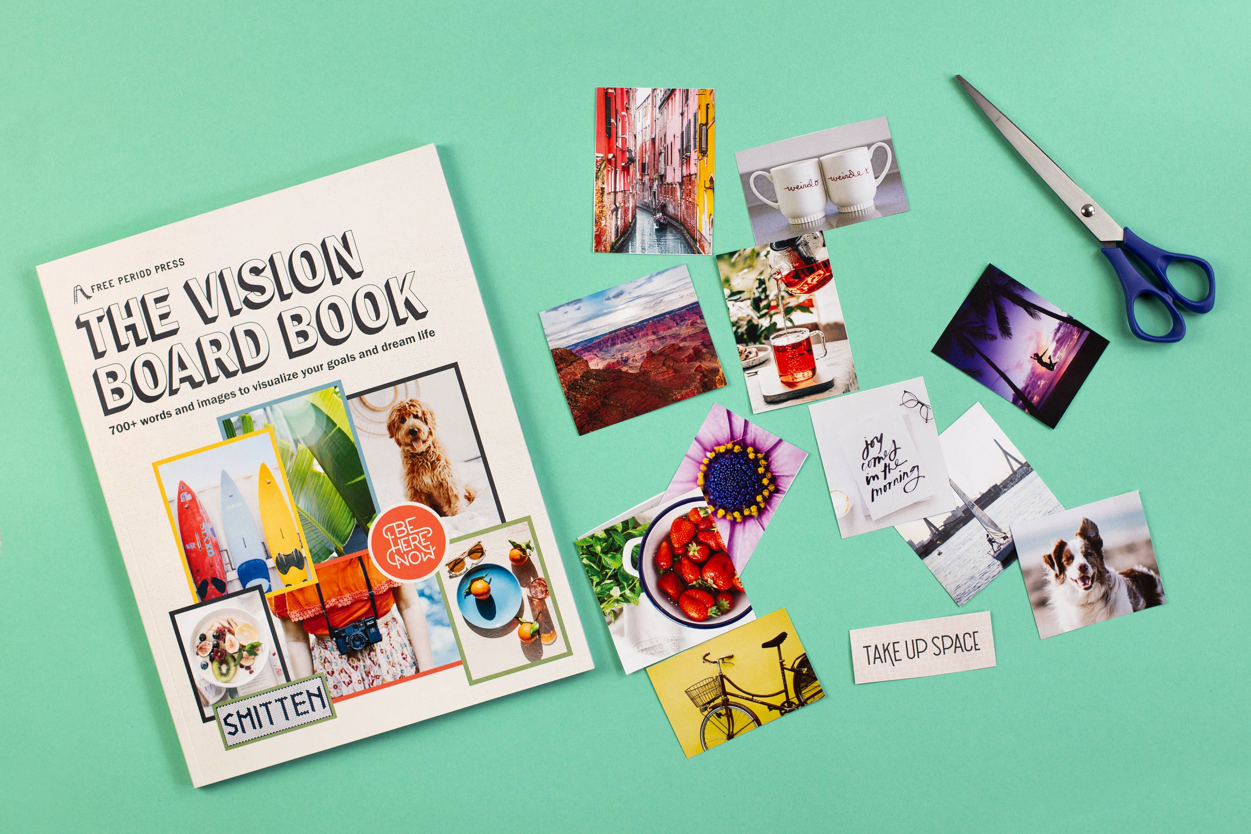 Free Period Press - Wholesale Scrapbook - The Vision Board Book: 700+ Words & Images6