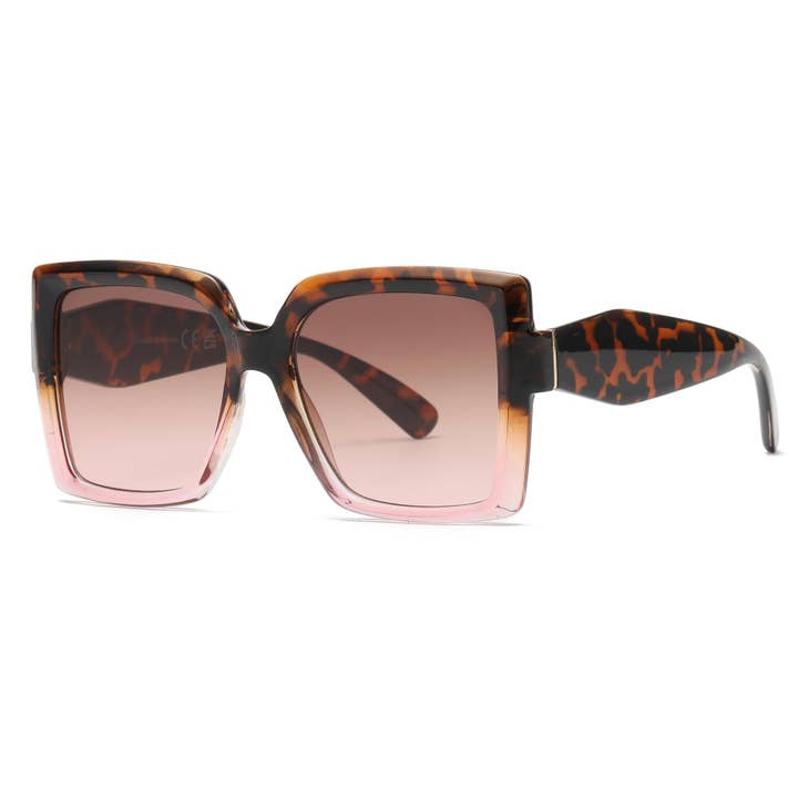 Plastic Square Butterfly Sunglasses for wholesale by Dynasol Eyewear