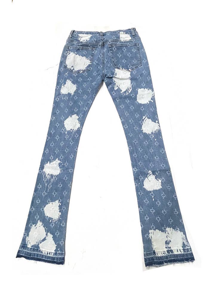Cooper 9 - Wholesale Jeans - Men's - 504 Typer Stack Jeans Cloud Blue