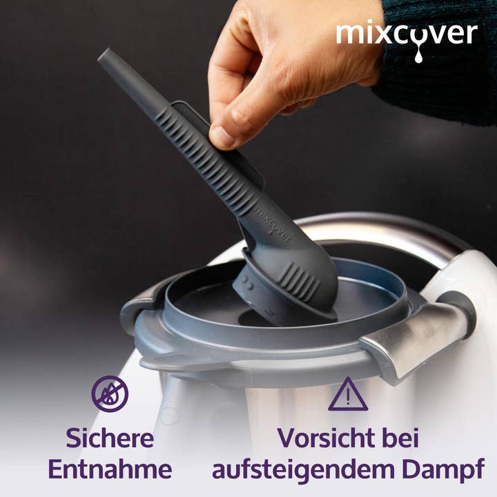 Mixcover GmbH - Wholesale Kitchen Tool/Gadget - Mixcover Steamy water vapor arrester steam attachment fume hood furniture protection steam pipe made of silicone compatible with Thermomix TM6 TM5 TM31 Monsieur Cuisine Connect Monsieur Cuisine Smart6