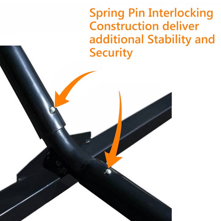 Zupapa - Wholesale Hammock - 12 Ft Rope Hammock with Stand And Removable Pad10