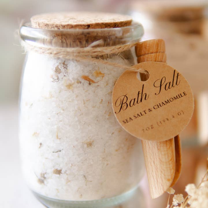 Hera By Hera Bath and Body - Vente Lait de bain - Sel de bain botanique en bocal en verre – Rose, Lavande, Agrumes & Jasmin | Cadeau de Noël Remplisseur de Bas3