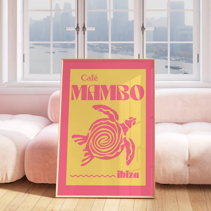 Moonshine Prints - Wholesale Art Print - Cafe Mambo Ibiza Print