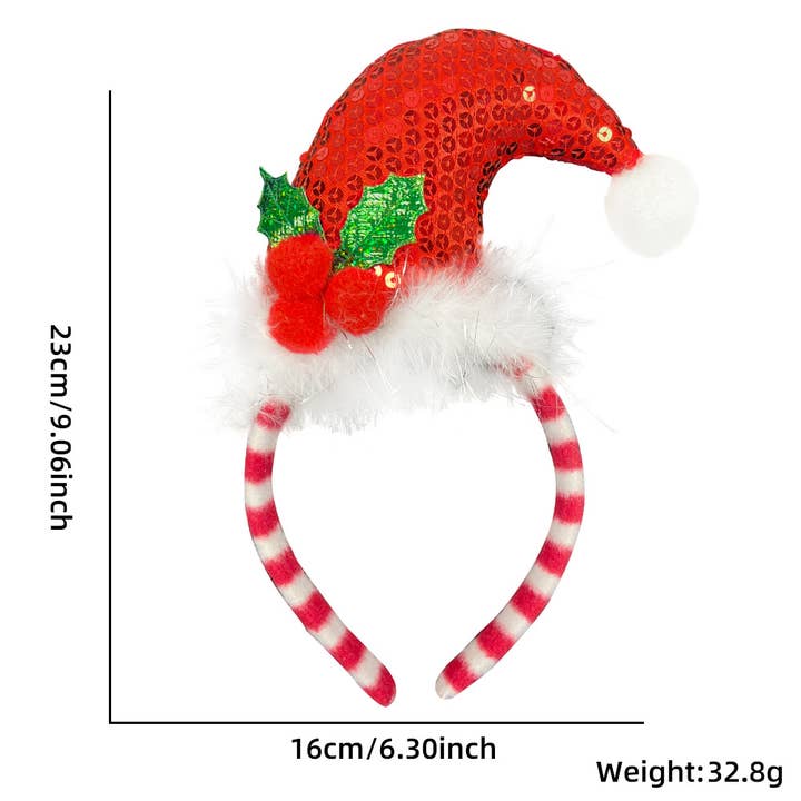 MKS America - Wholesale Fashion Headband - Women's - Christmas Headband Reindeer Tree Hat Party Decoration4