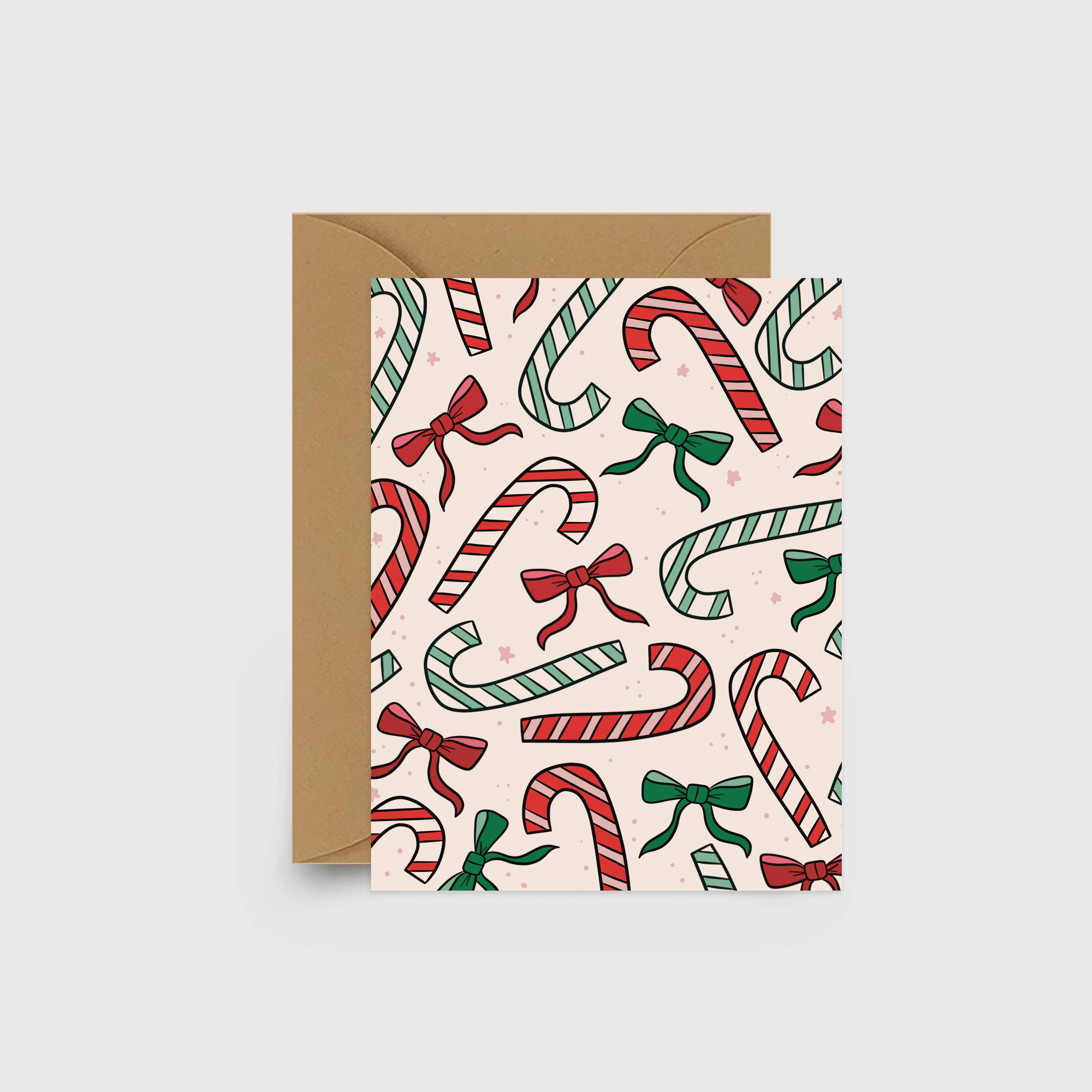 After Hours Creative - Wholesale Gewone wenskaart - Canes + Bogen Kaart