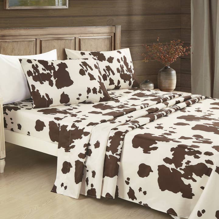 Linen Mart - Wholesale Sheet set - Cowhide Bed Sheets2