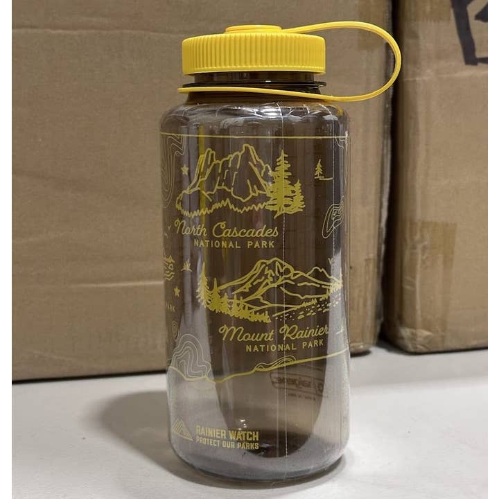 Rainier Watch Supply Co - Wholesale Water Bottle - Washington National Parks Nalgene Bottle