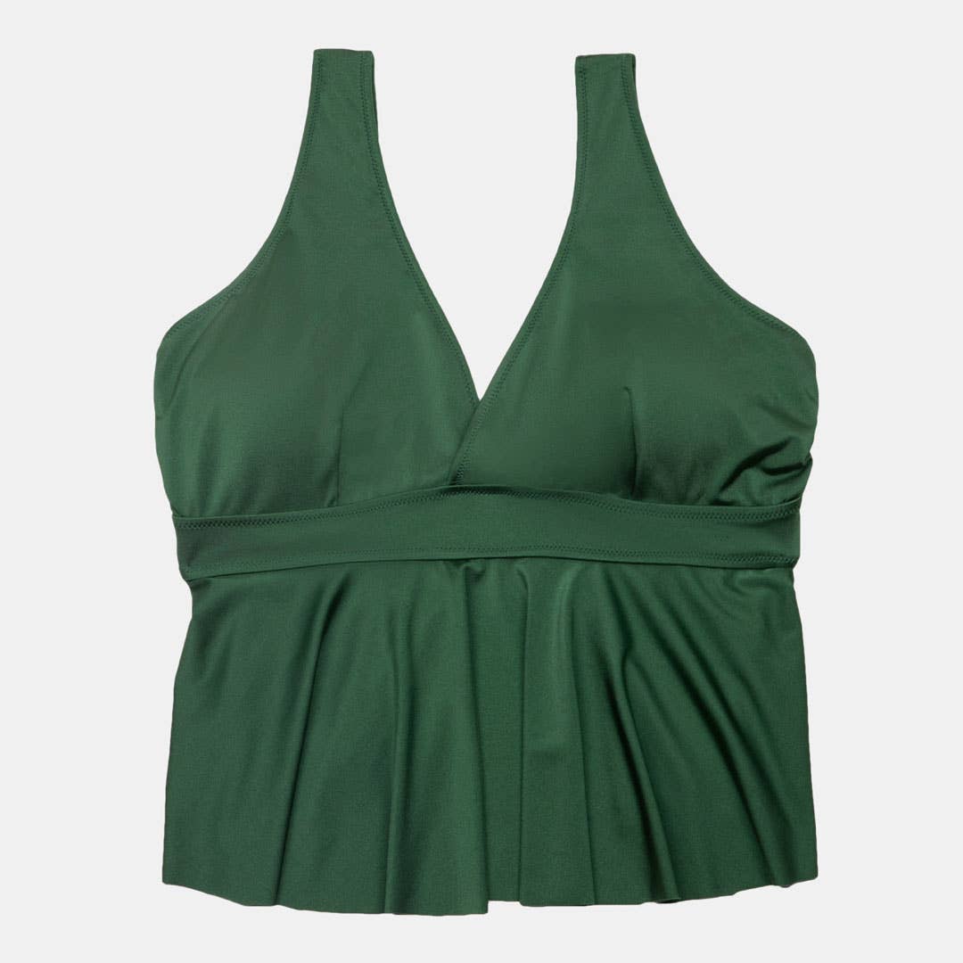 Rock Club - Wholesale Swim Top - Women's - Plus Size Tankini Swimwear Top1