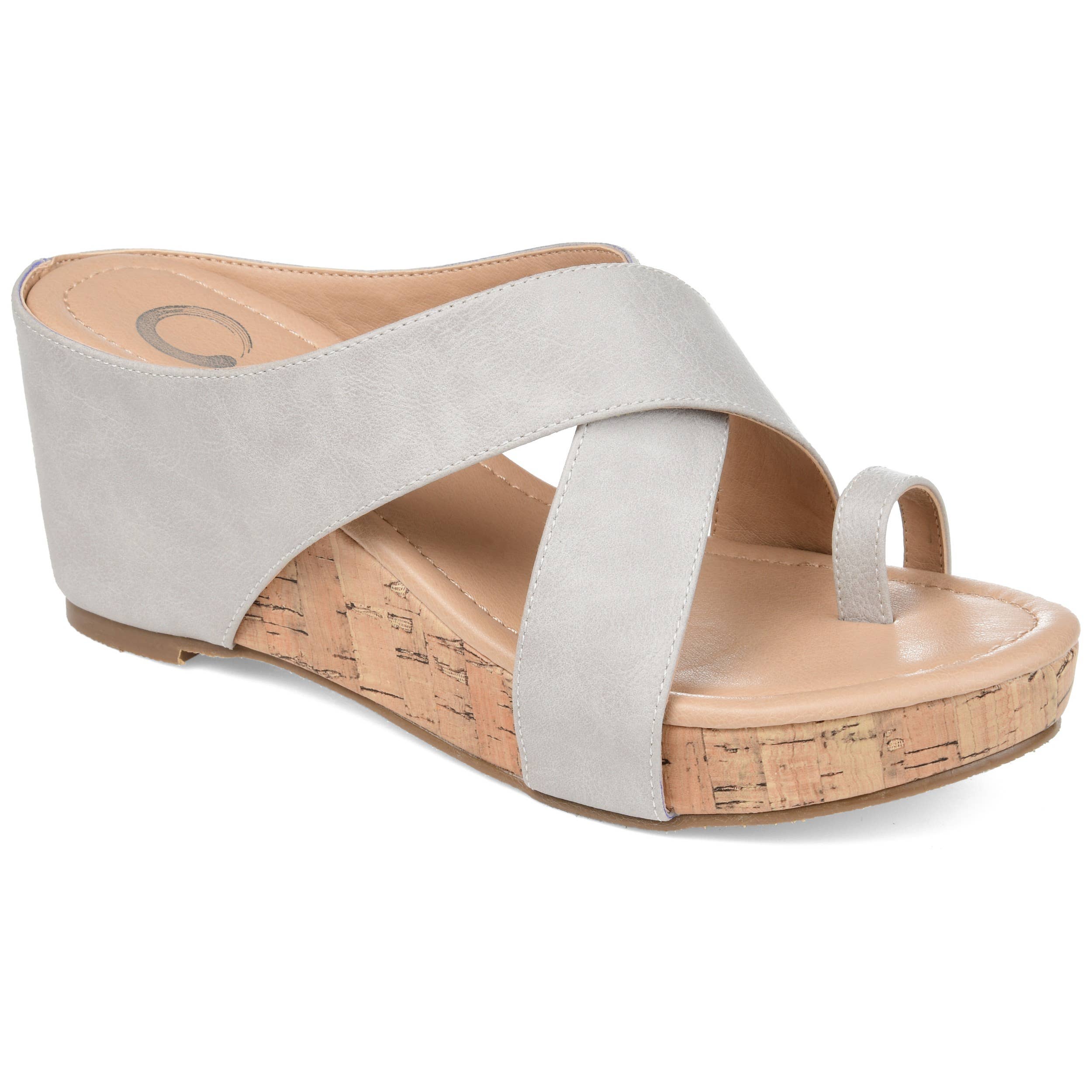 Journee - Wholesale Wedges - Women's - Rayna Wedge Heeled Sandal In Faux Leather3