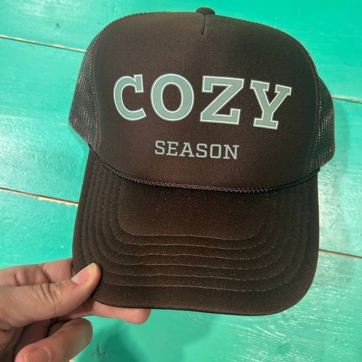 Vibes Hat Company - Wholesale Trucker Hat - Women's - Cozy Season Trucker | Fall Hats | Trending Fall Caps