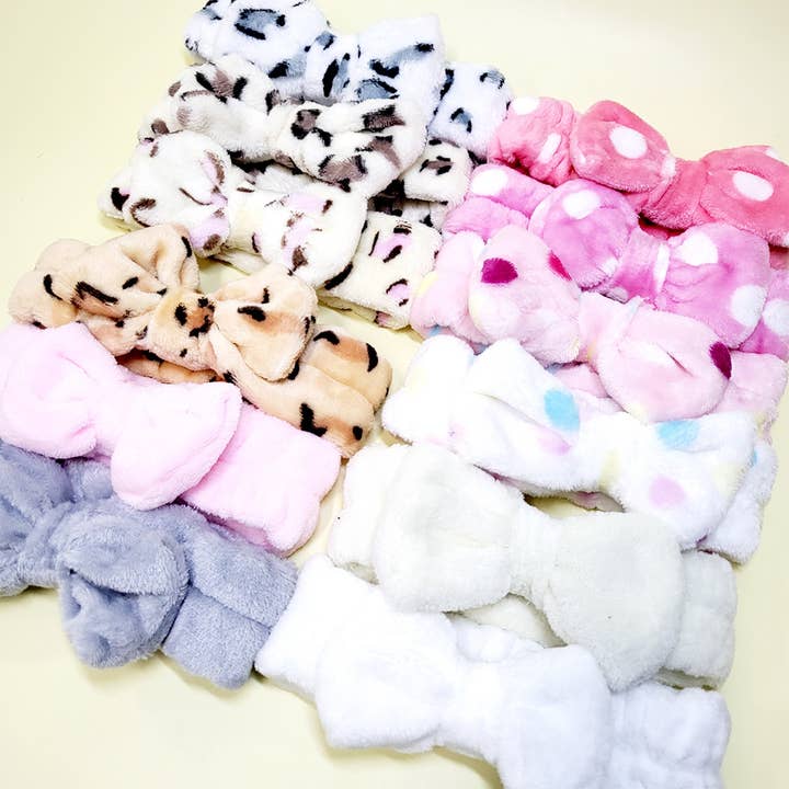 Bandeau de Spa Beauté en Peluche Assortie pour la vente par Funteze