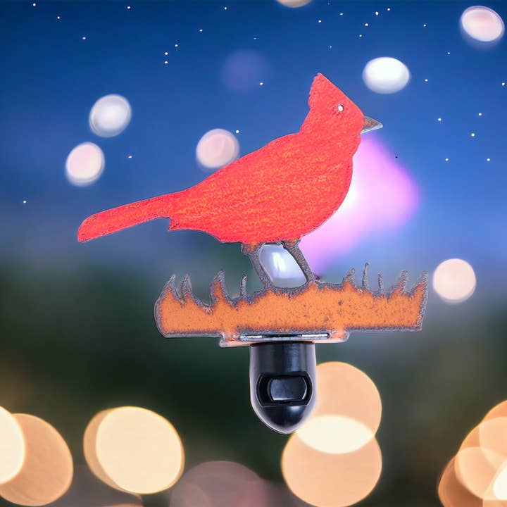 Whimsies - Wholesale Night Light - Cardinal Nightlight Christmas bird garden spring eco nature