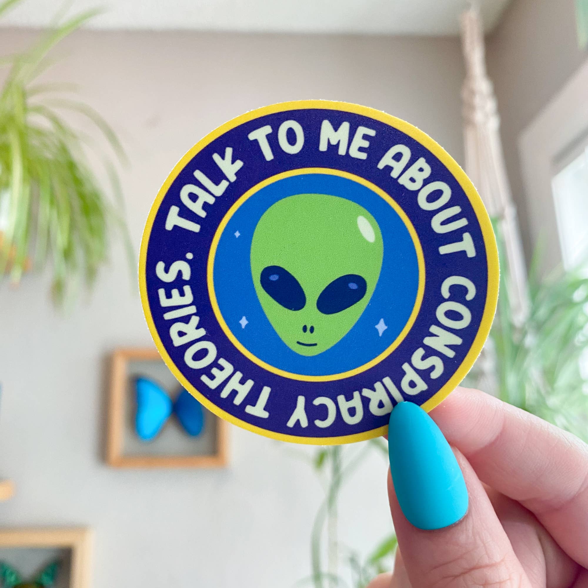 Chelzart - Wholesale Sticker - Conspiracy Theory Sticker | Talk To Me About Conspiracies3