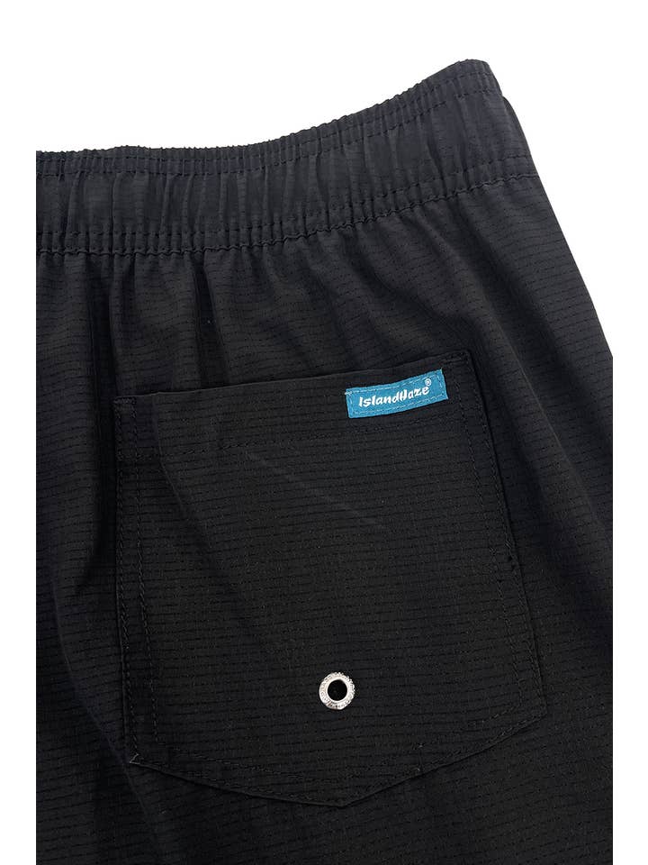 Islandhaze - Wholesale Swim Shorts - Men's - 6'' Inch Men's Solid new texture shorts-Oman52