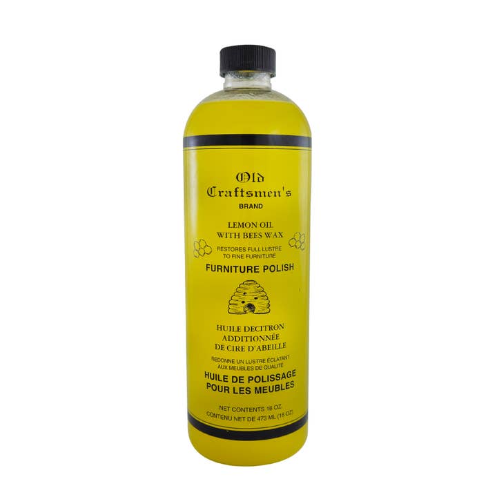 Fox Run Brands - Wholesale Furniture Wax/Paint - Fox Run Lemon Oil Polisher and Conditioner, 16 ounces