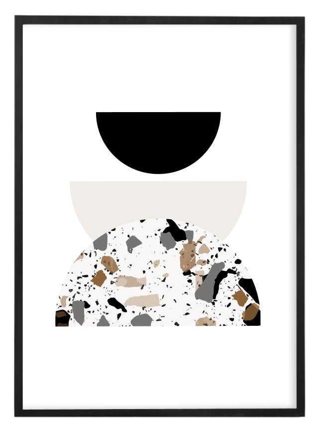 Afro Terrazzo Half Circles for wholesale by Akua Home