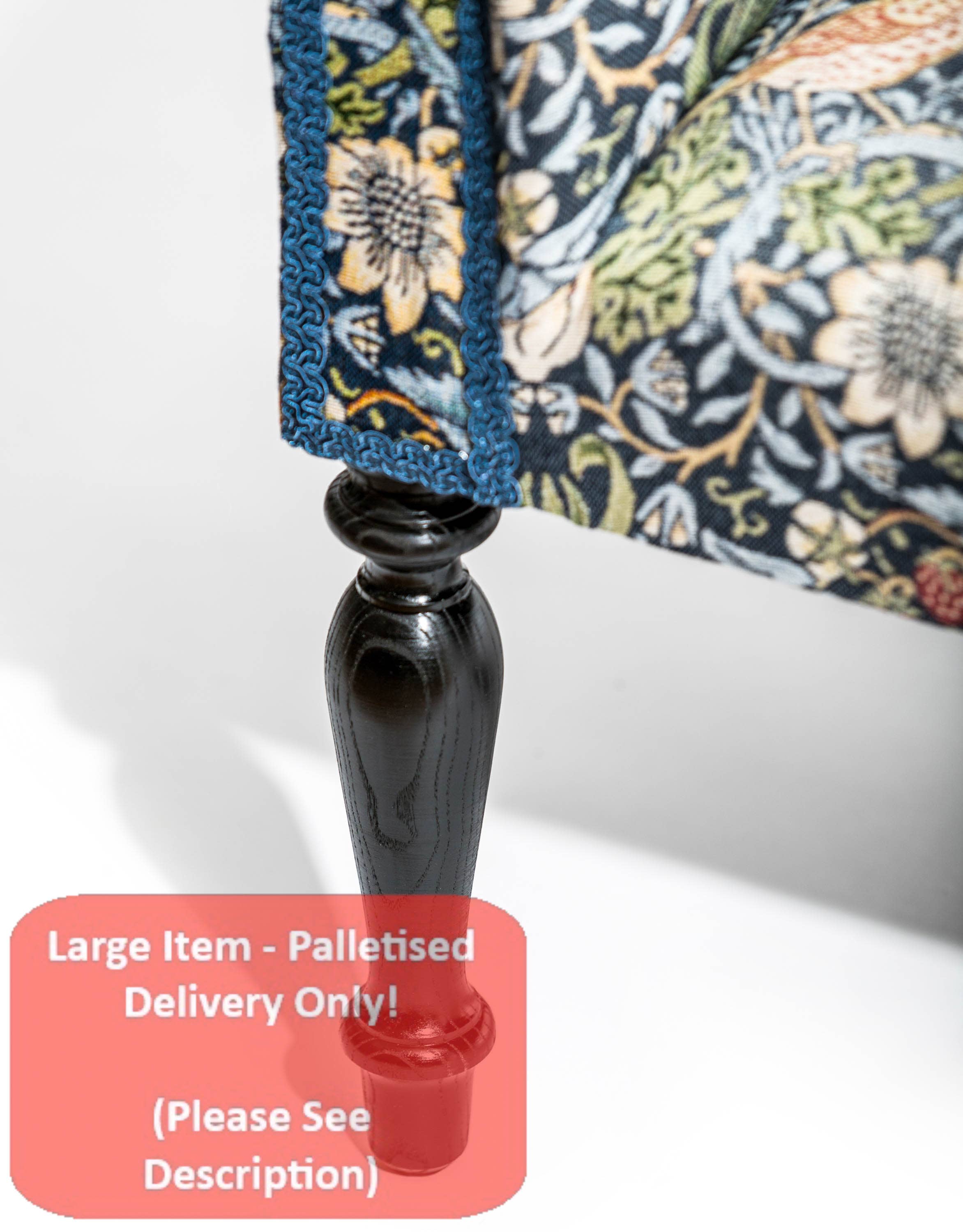 McGowan & Rutherford Ltd – wholesale Sofa – William Morris Strawberry Thief Handmade Sofa UK1