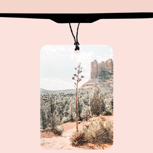 Boho Desert Car Felt Freshener for wholesale by Texas Petunias Boutique