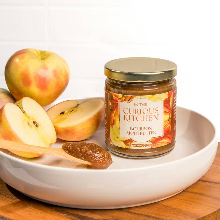 In the Curious Kitchen - Wholesale Jam/Jelly - Apple Bourbon Butter | 9 oz 7